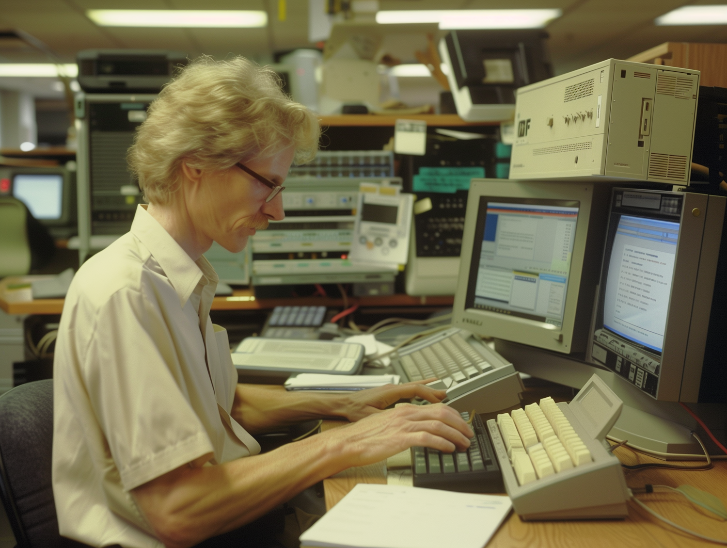 A person focused on a laptop screen, engaging in an online job application process, symbolizing the first step in seeking employment.