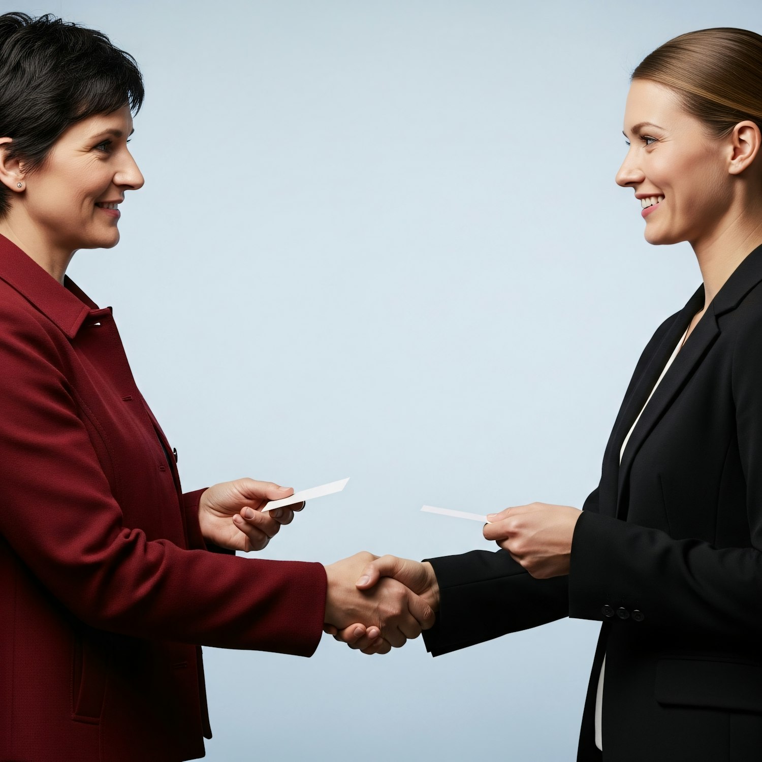Professionals engaging in a networking event, connecting with peers and potential employers in the government contracting sector.