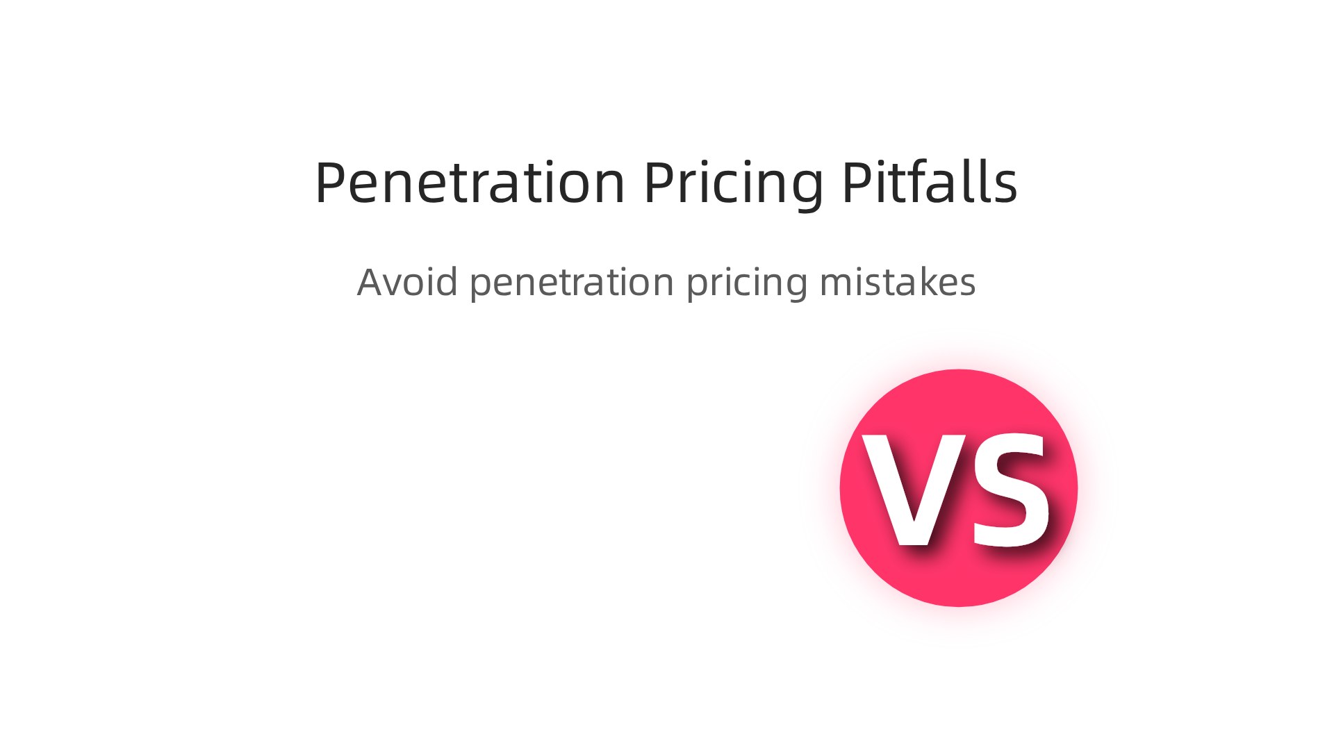 An infographic detailing common mistakes in penetration pricing strategy, such as keeping prices low too long, failing to communicate value, and applying it to commodity offers.