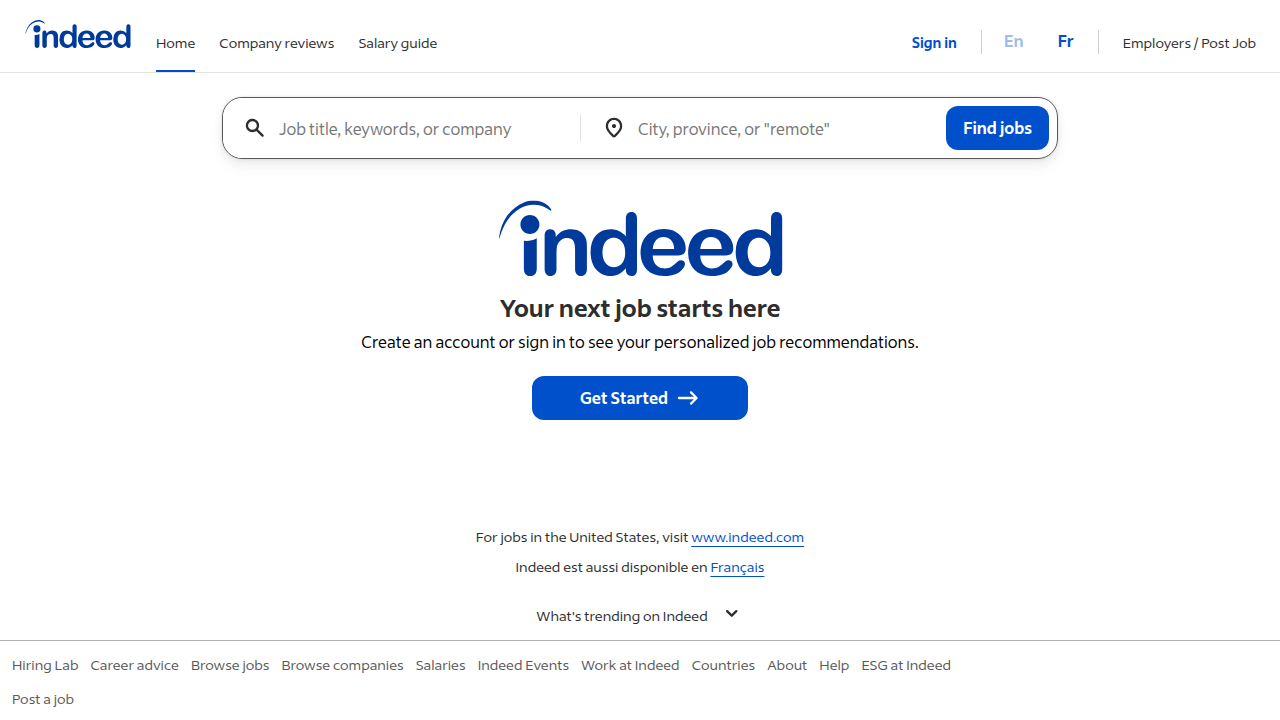 Indeed is a major job board useful for finding various job opportunities, including those for teens.